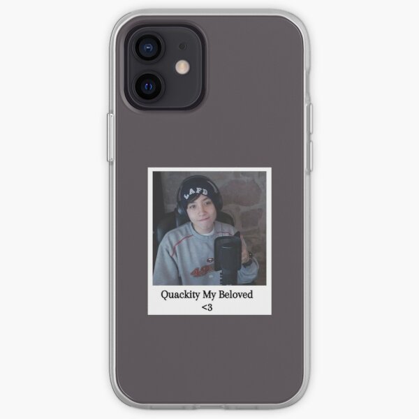 Quackity my beloved (Polaroid) iPhone Soft Case RB2905 product Offical Quackity Merch