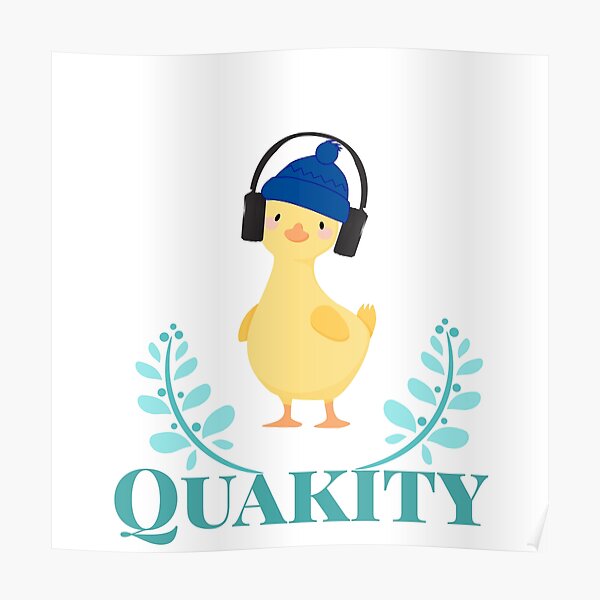 Quackity artist design Poster RB2905 product Offical Quackity Merch