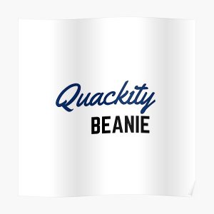 Sản phẩm Quackity Beanie Poster RB2905 Offical Hàng hóa Quackity