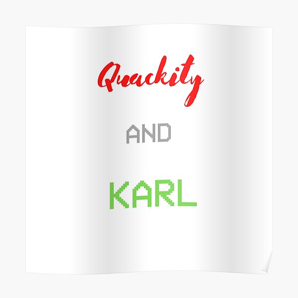 quackity and karl Poster RB2905 product Offical Quackity Merch