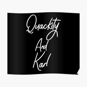 Sản phẩm Quackity và Karl Poster RB2905 Hàng hóa Quackity ngoại tuyến