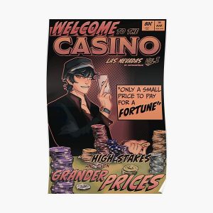Quackity Casino Dream SMP Las Nevadas Comic Poster Poster RB2905 product Offical Quackity Merch