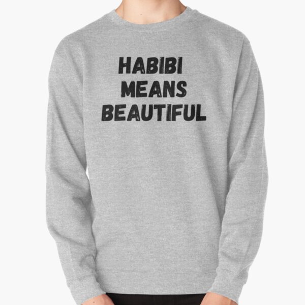 Habibi Means Beautiful - Quackity Beanie - bold black Pullover Sweatshirt RB2905 product Offical Quackity Merch
