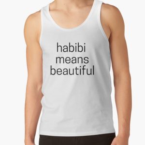 Habibi Means Beautiful - Quackity Beanie - white Tank Top RB2905 product Offical Quackity Merch