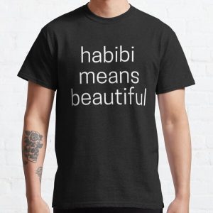 Habibi Means Beautiful - Quackity Beanie - Black Classic T-Shirt RB2905 product Offical Quackity Merch