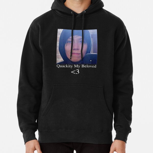 Quackity My Beloved Tee Pullover Hoodie RB2905 product Offical Quackity Merch