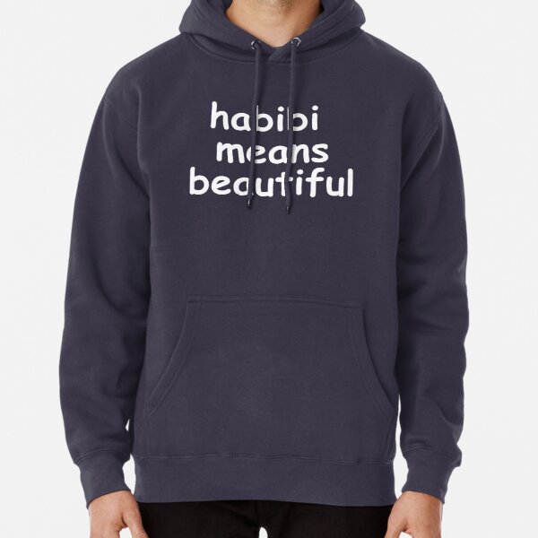 Habibi means beautiful quackity beanie Pullover Hoodie RB2905 product Offical Quackity Merch