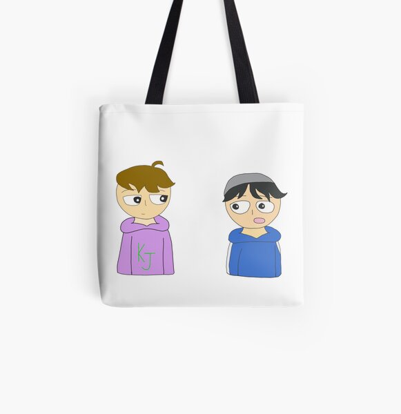 quackity and karl animation All Over Print Tote Bag RB2905 product Offical Quackity Merch