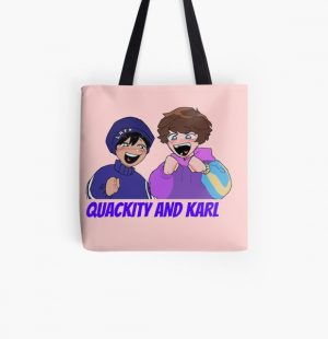 quackity and karl All Over Print Tote Bag RB2905 Sản phẩm Offical Quackity Merch