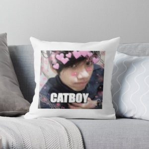 Catboy Quackity Throw Pillow RB2905 product Offical Quackity Merch