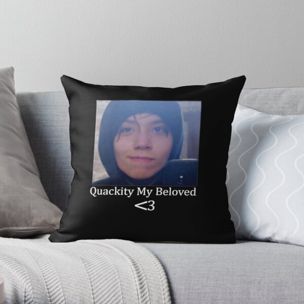QUACKITY  MY BELOVED Throw Pillow RB2905 product Offical Quackity Merch