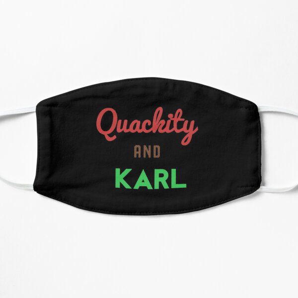 Quackity And Karl  Flat Mask RB2905 product Offical Quackity Merch