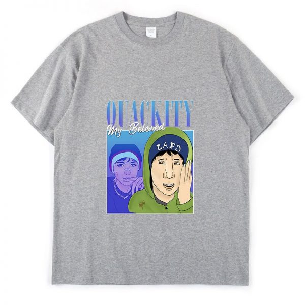 Quackity My Beloved Merch Summer Thin Cotton Loose Men s T Shirt Trend Hip Hop Classic 2 - Quackity Store