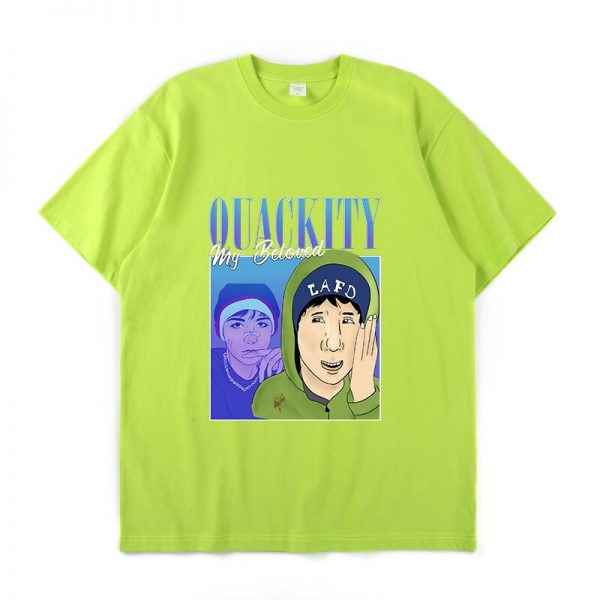 Quackity My Beloved Merch Summer Thin Cotton Loose Men s T Shirt Trend Hip Hop Classic 3 - Quackity Store
