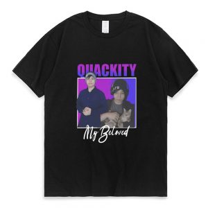 Quackity My Beloved Merch T Shirt Summer Fashion Printed Tee Shirt 100 Cotton Short Sleeved T - Quackity Store