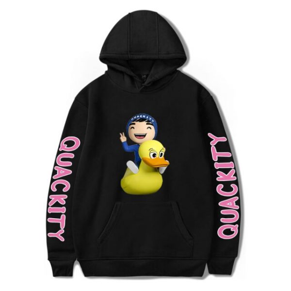 Hunting Animal Duck Hoodie Sweatshirt Quackity Merch Print Pullover Girl Hoodies Men Women Fashion Jackets - Quackity Store