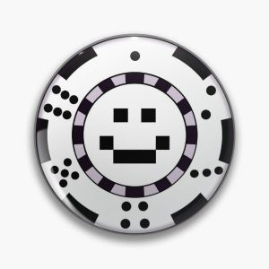 Chip Poker Quackity Màu đen và trắng Nút mềm có thể tùy chỉnh Thời trang vui nhộn Phim hoạt hình vui nhộn Ghim cài áo.jpg 640x640 - Quackity Store