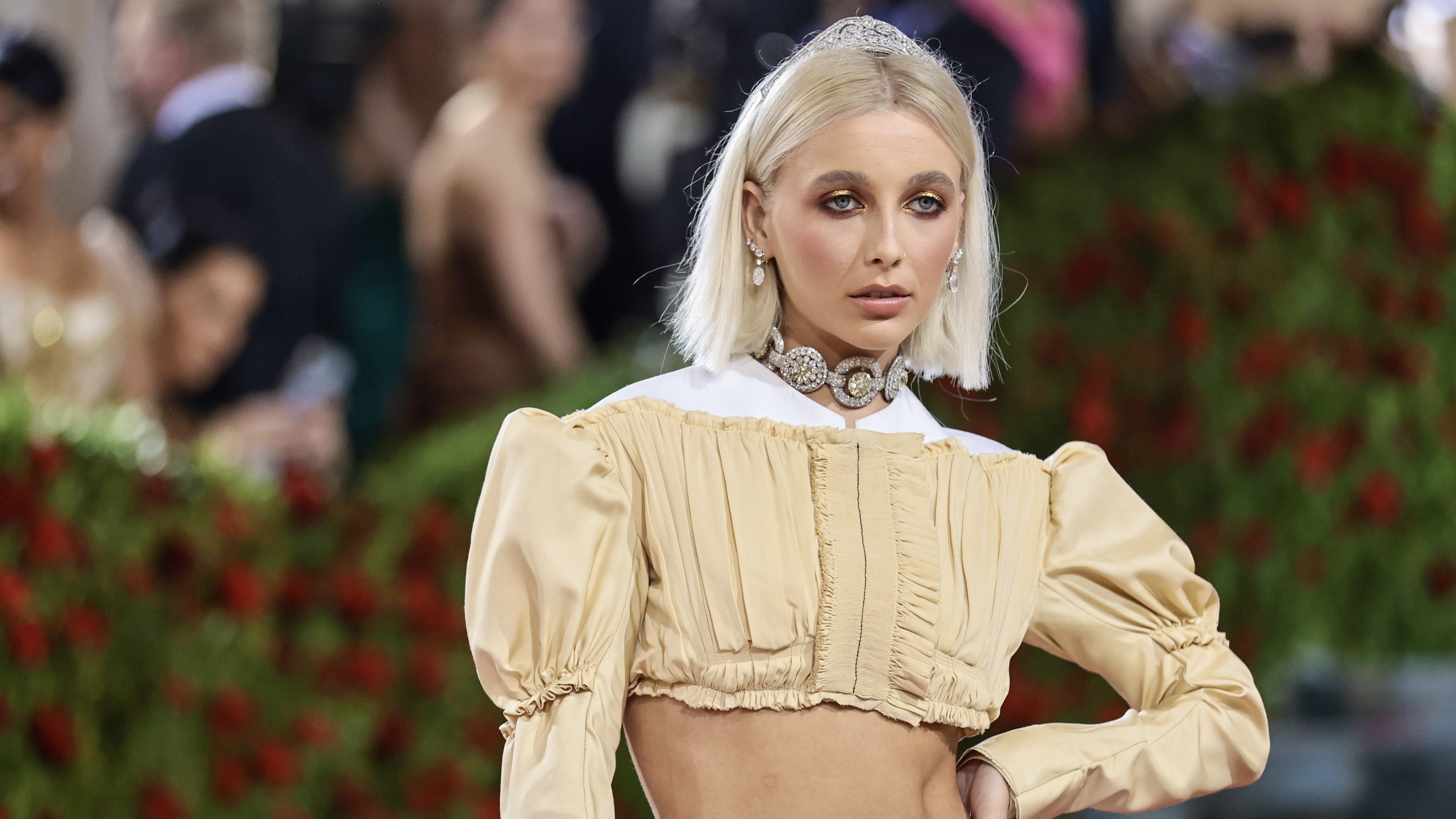 RARE Emma Chamberlain Met Gala Choker Maharaja Yadavindra Singh Son of Maharaja of Patiala Bhupinder - Quackity Store